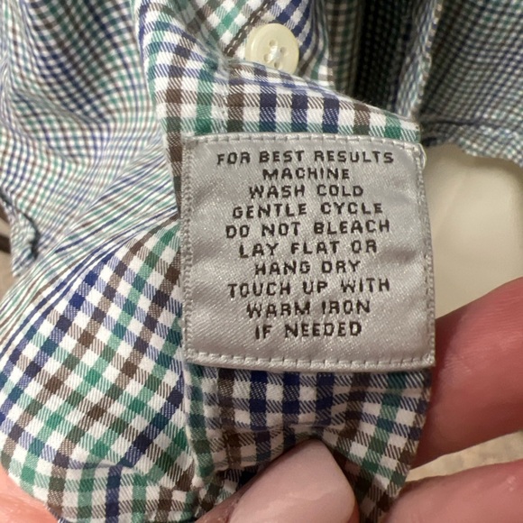 Peter Millar XL button up gingham shirt - Picture 5 of 8